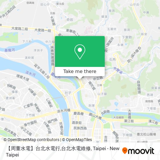 【周董水電】台北水電行,台北水電維修地圖