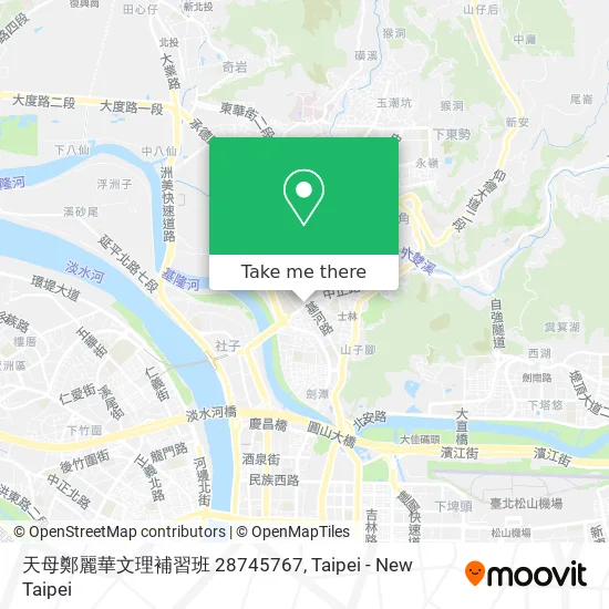 天母鄭麗華文理補習班 28745767 map