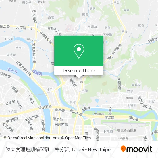 陳立文理短期補習班士林分班 map