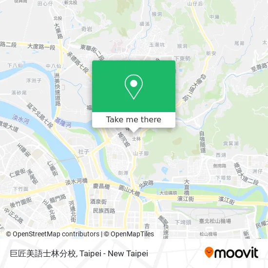 巨匠美語士林分校 map