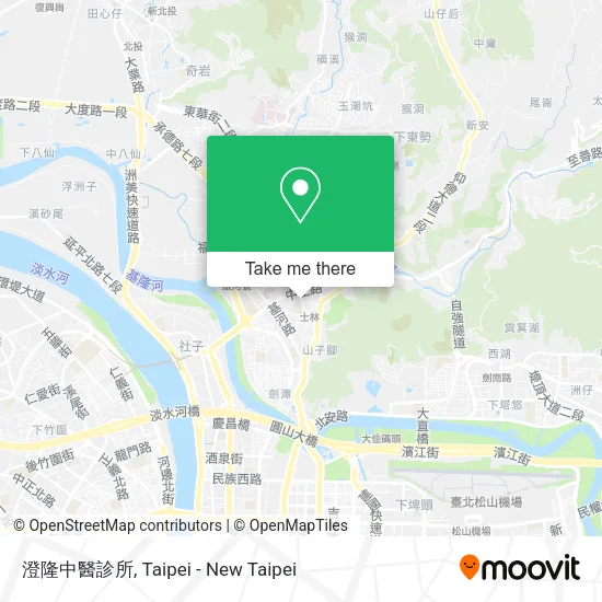 澄隆中醫診所地圖