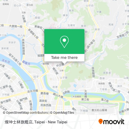 燦坤士林旗艦店 map