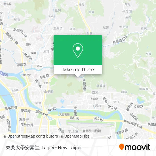 東吳大學安素堂地圖