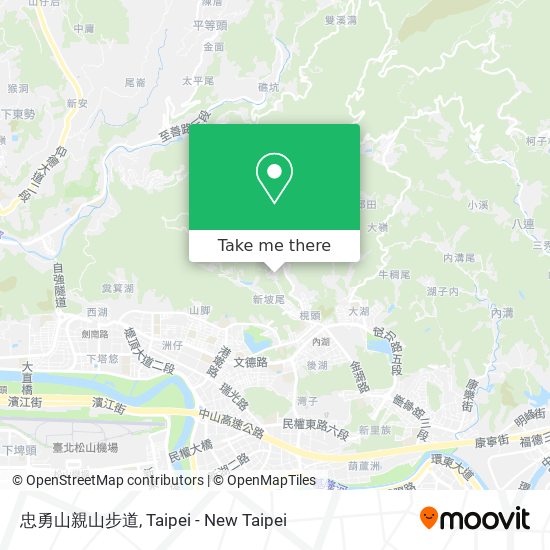 忠勇山親山步道 map