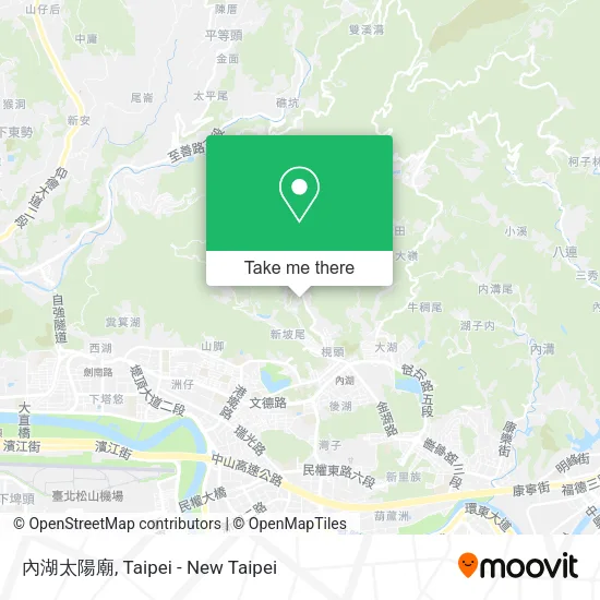 內湖太陽廟地圖