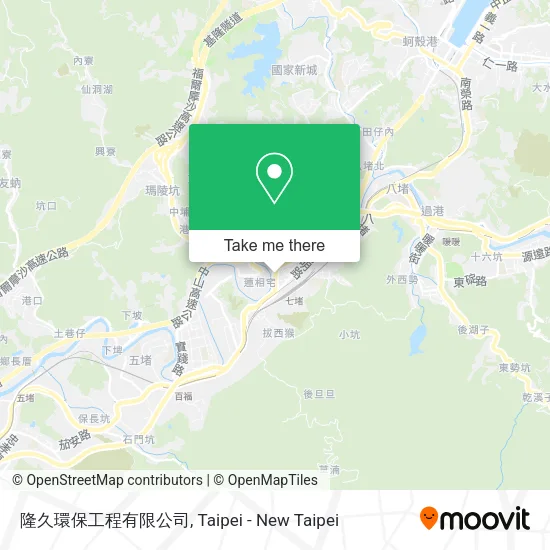 隆久環保工程有限公司地圖