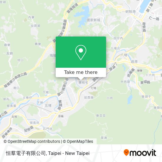 恒羣電子有限公司地圖