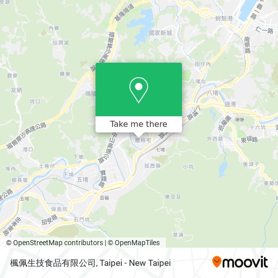 楓佩生技食品有限公司 map