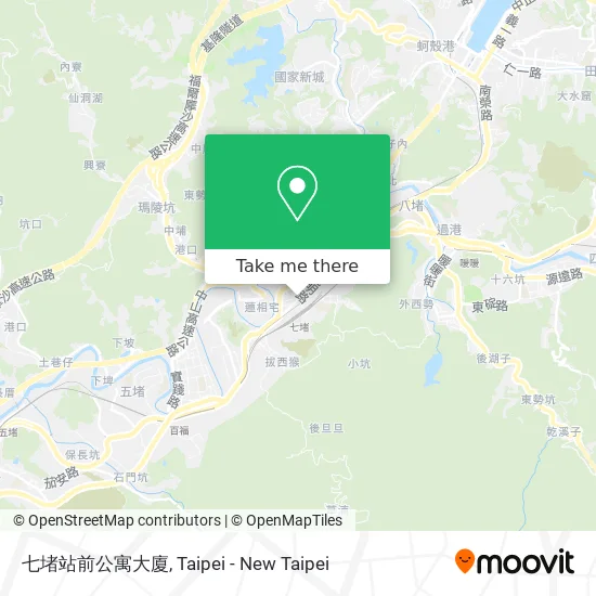 七堵站前公寓大廈地圖