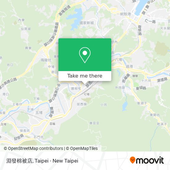 淵發棉被店地圖