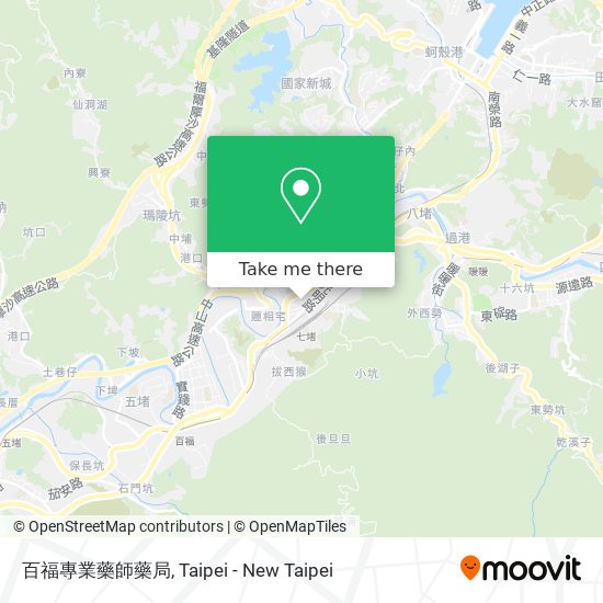 百福專業藥師藥局地圖