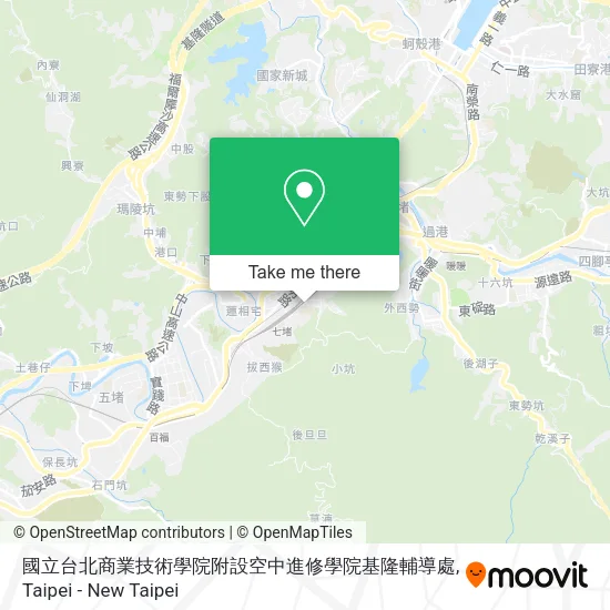 國立台北商業技術學院附設空中進修學院基隆輔導處地圖