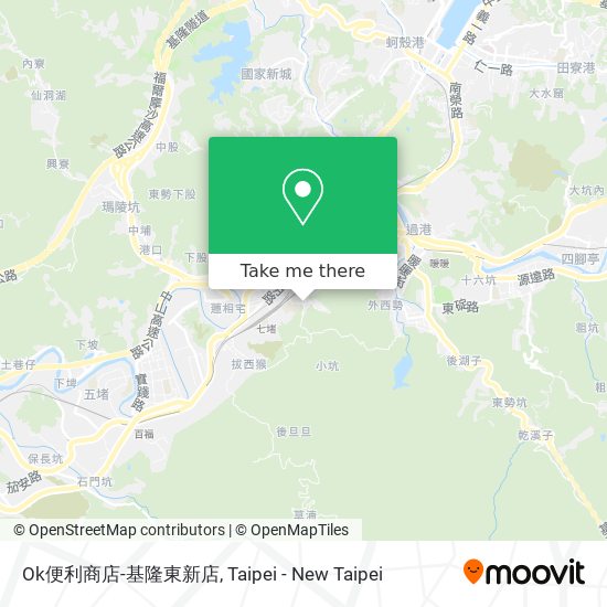 Ok便利商店-基隆東新店 map