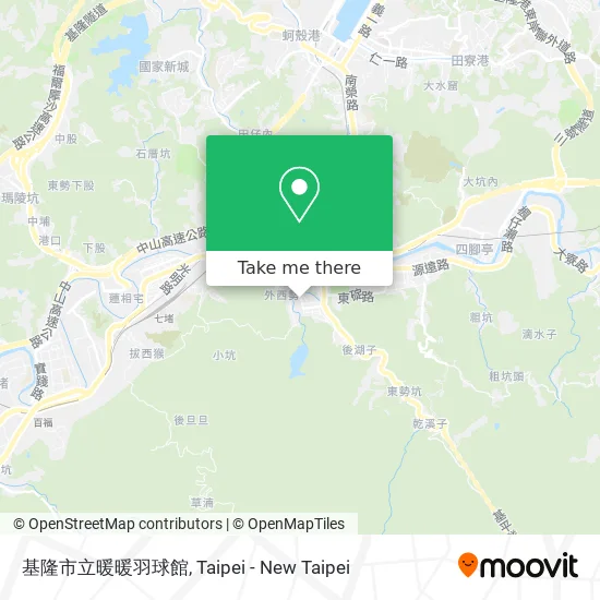 基隆市立暖暖羽球館地圖