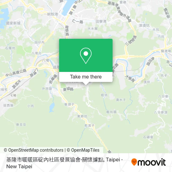 基隆市暖暖區碇內社區發展協會-關懷據點地圖