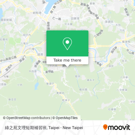 綠之苑文理短期補習班地圖