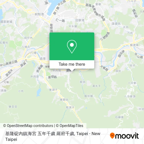 基隆碇內鎮海宮 五年千歲 羅府千歲 map