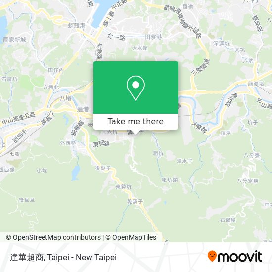 達華超商 map