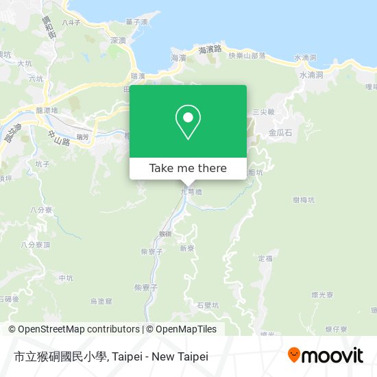 市立猴硐國民小學地圖