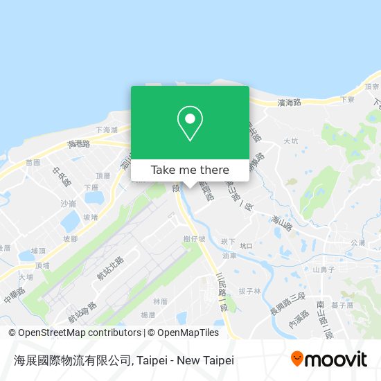 海展國際物流有限公司地圖