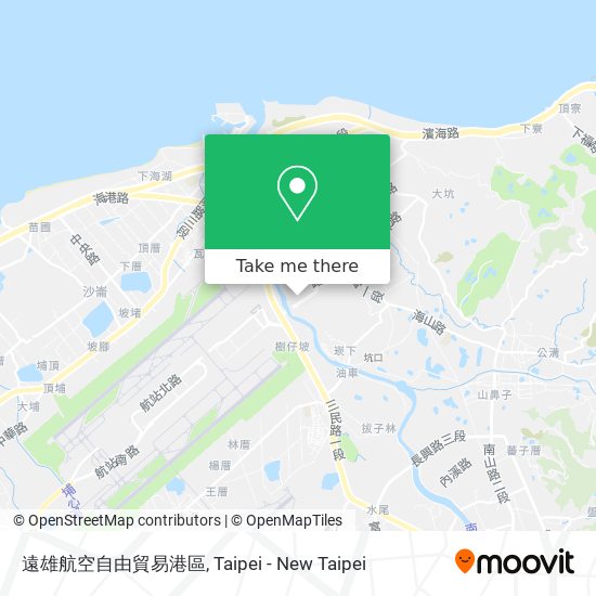 遠雄航空自由貿易港區 map