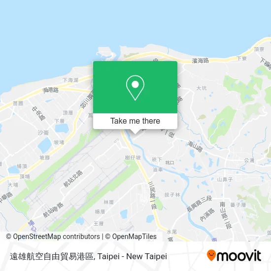遠雄航空自由貿易港區地圖