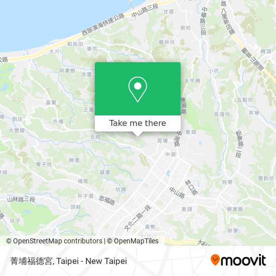 菁埔福德宮 map