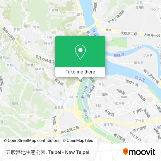 五股溼地生態公園 map