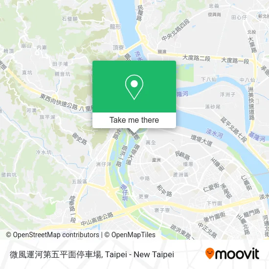 微風運河第五平面停車場 map