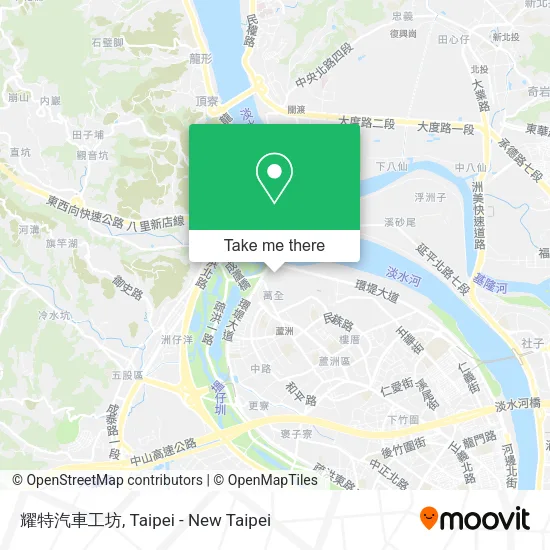 耀特汽車工坊 map
