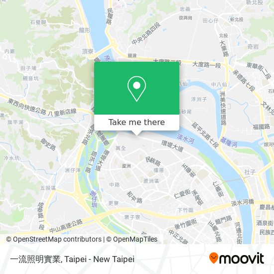一流照明實業 map