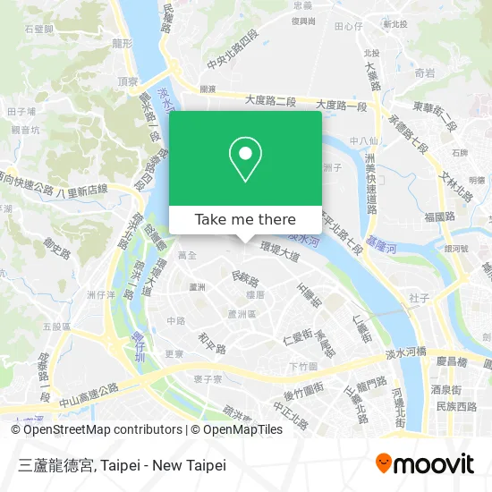 三蘆龍德宮 map