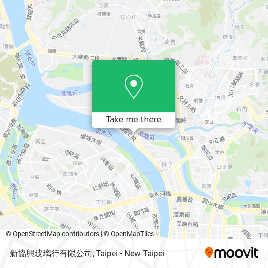 新協興玻璃行有限公司地圖