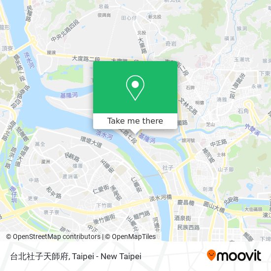 台北社子天師府 map