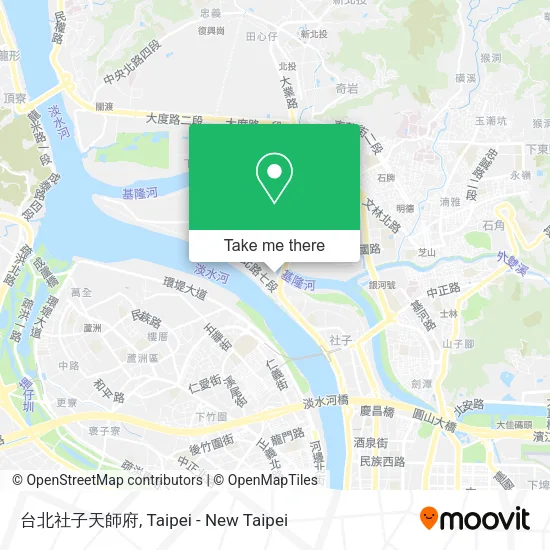 台北社子天師府 map
