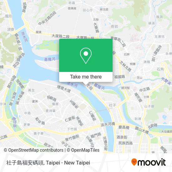 社子島福安碼頭 map