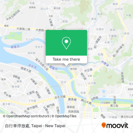 自行車停放處 map