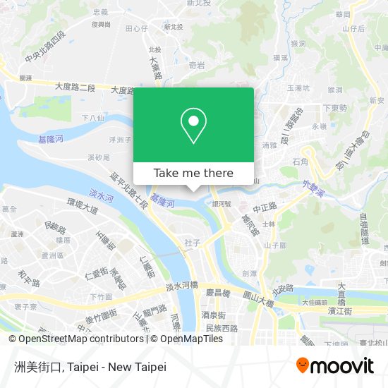 洲美街口 map