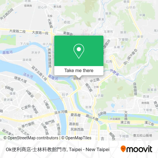 Ok便利商店-士林科教館門市 map