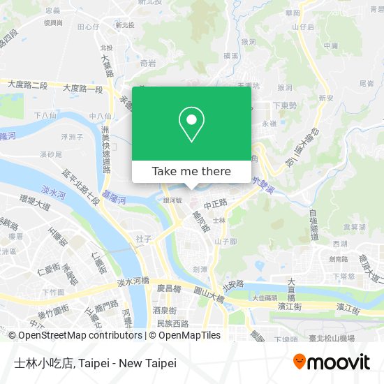 士林小吃店 map