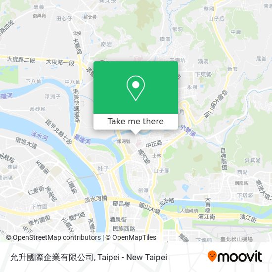 允升國際企業有限公司 map