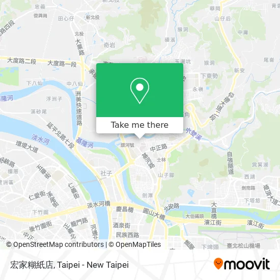 宏家糊紙店地圖