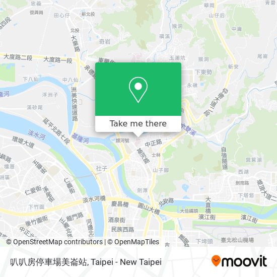 叭叭房停車場美崙站 map