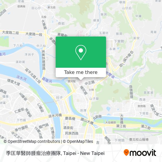 季匡華醫師腫瘤治療團隊 map