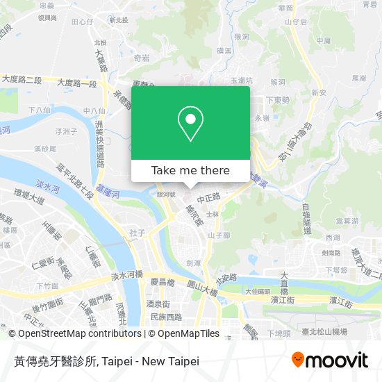 黃傳堯牙醫診所 map