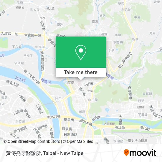 黃傳堯牙醫診所地圖