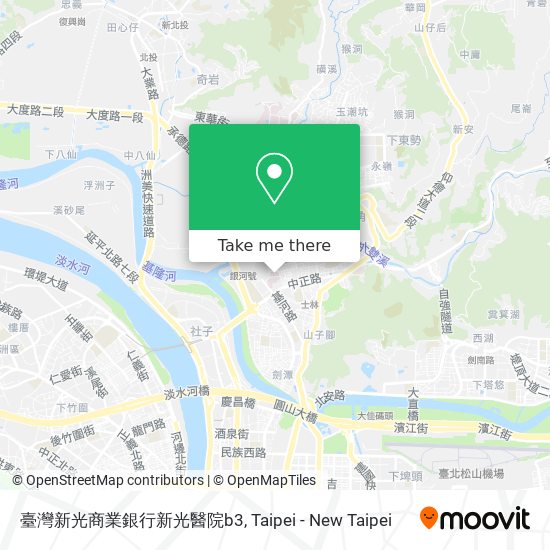 臺灣新光商業銀行新光醫院b3 map
