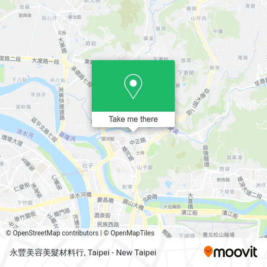 永豐美容美髮材料行地圖