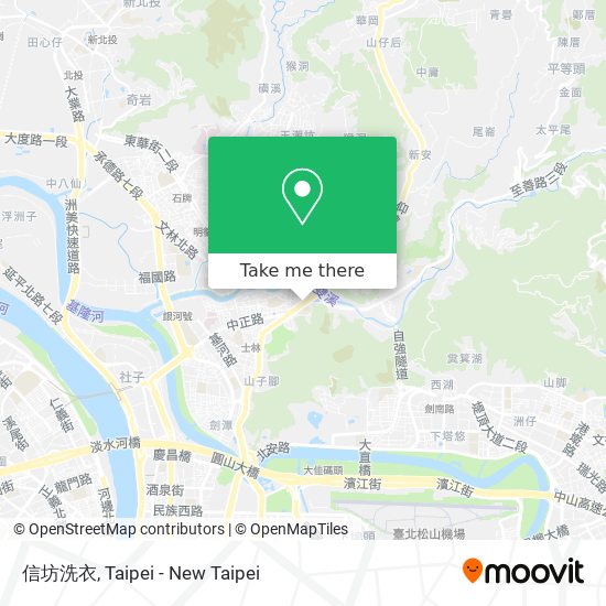 信坊洗衣 map