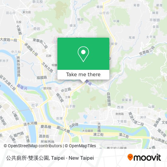 公共廁所-雙溪公園 map